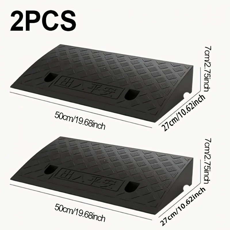 2PC Car Wheelchair Ramp, Gutter Ramp