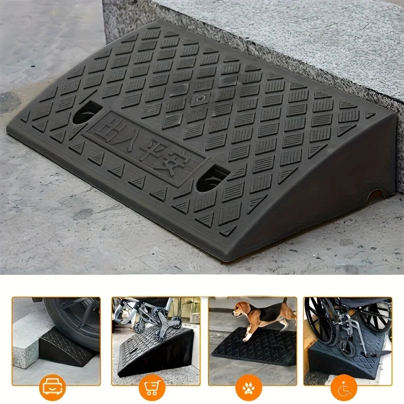2PC Car Wheelchair Ramp, Gutter Ramp