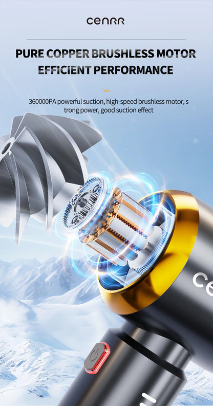 Car Vacuum Cleaner Strong Suction Cordless Wireless