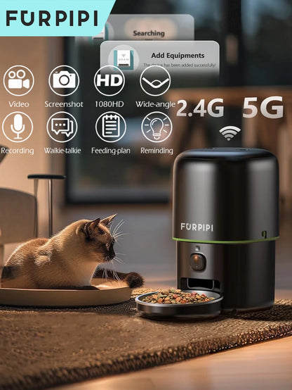 Automatic Cat Feeder Camera  2.4G/5GWiFi