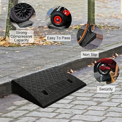 2PC Car Wheelchair Ramp, Gutter Ramp
