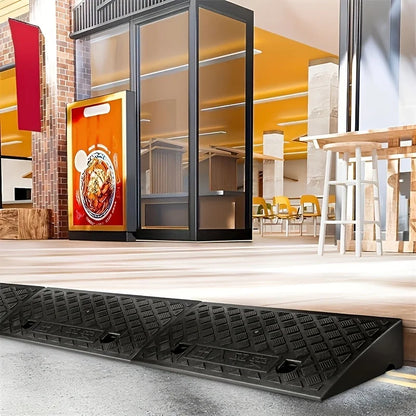 2PC Car Wheelchair Ramp, Gutter Ramp
