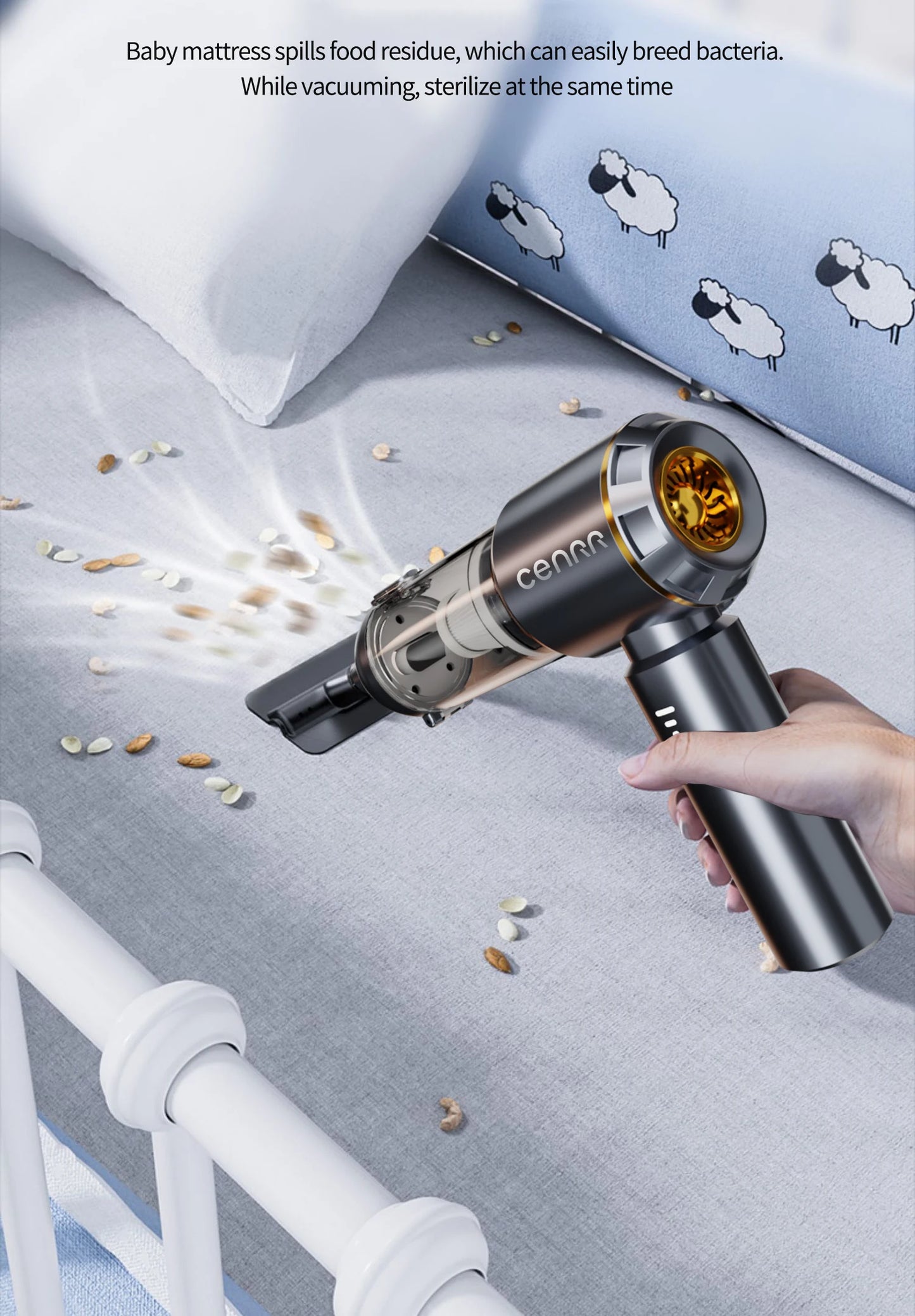 Car Vacuum Cleaner Strong Suction Cordless Wireless