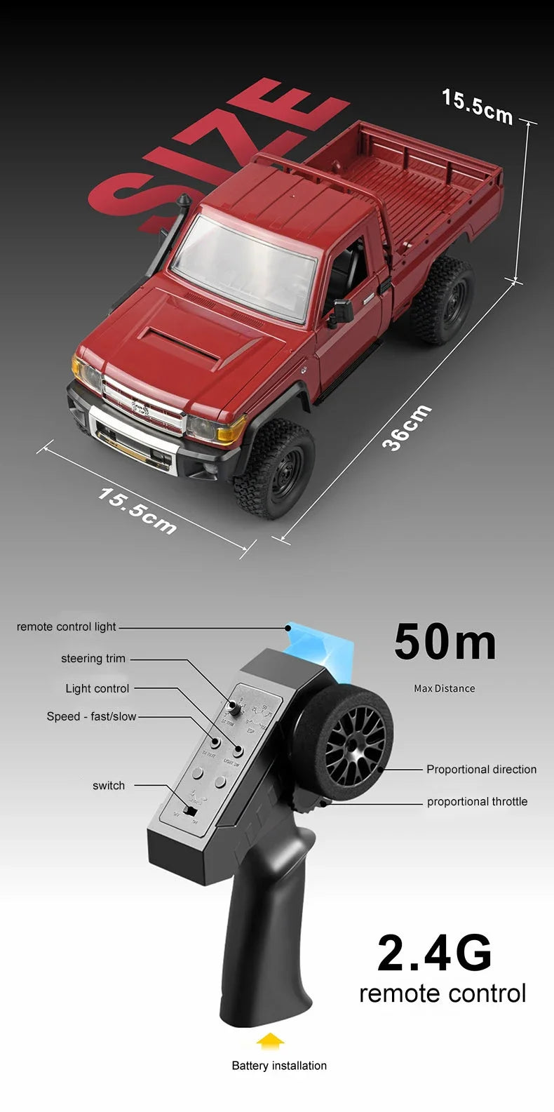 Land Cruiser Remote Control