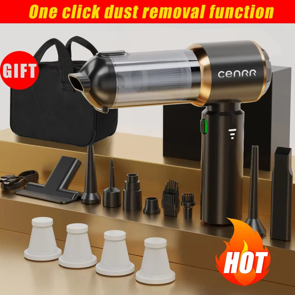 Car Vacuum Cleaner Strong Suction Cordless Wireless