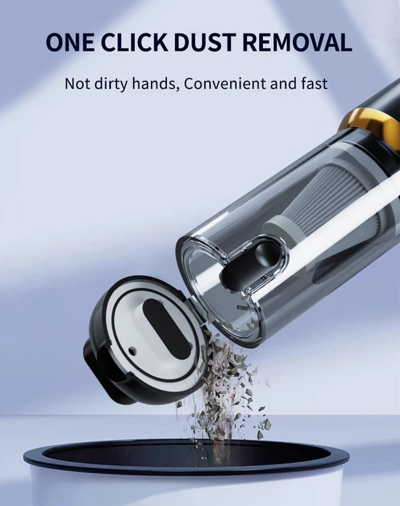 Car Vacuum Cleaner Strong Suction Cordless Wireless